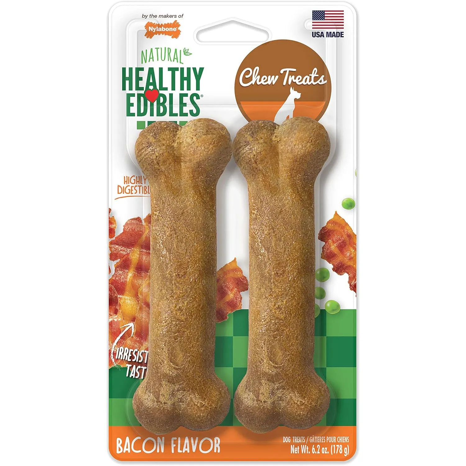 Nylabone Healthy Edibles Bacon