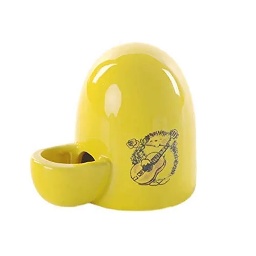 OMEM Small Pet Feeding Supplies Hedgehog Squirrel Hamster Water Feeder Ceramic Super Anti-Fall Watertight