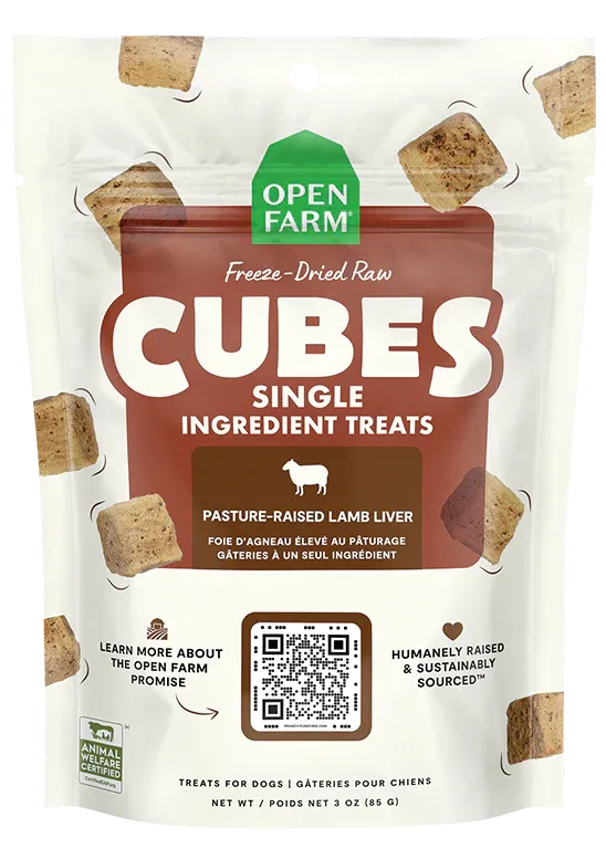 Open Farm - Freeze Dried Raw - Single Ingredient Lamb Liver Dog Treat