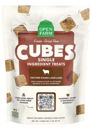 Open Farm - Freeze Dried Raw - Single Ingredient Lamb Liver Dog Treat