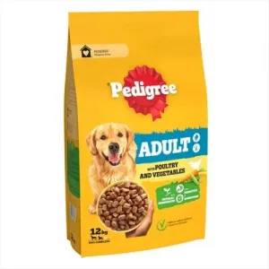 Pedigree Dry Dog Food With Chicken And Vegetables 12kg