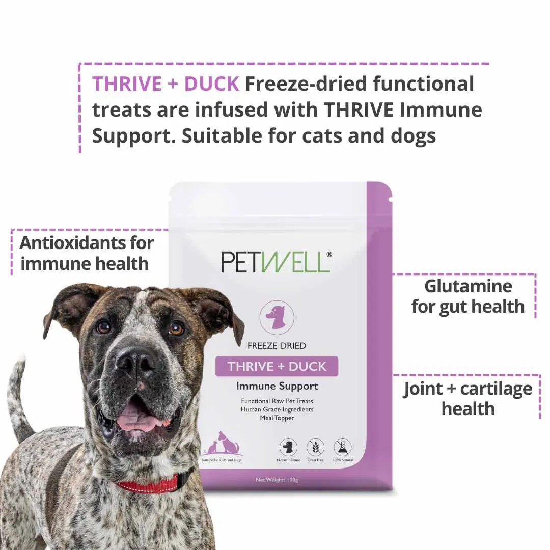 PetWell THRIVE   DUCK Functional Treats