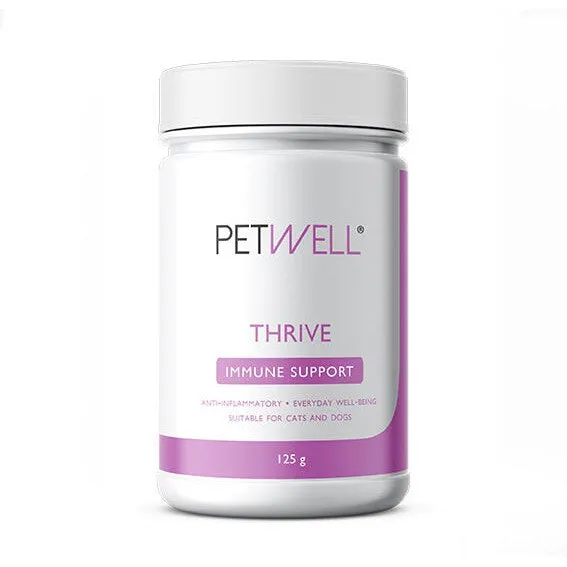 PetWell Thrive Immune Support Formula for Dogs and Cats 125g