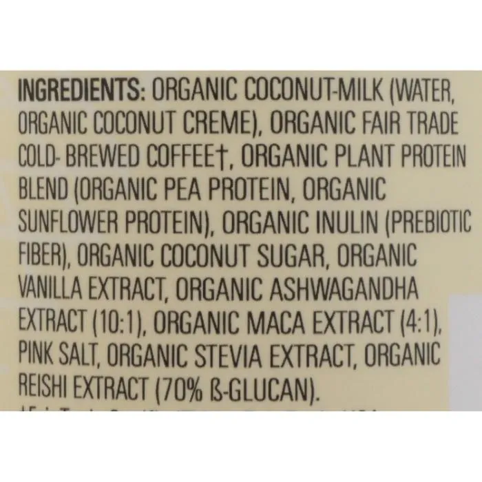 Rebbl - Protein Maca Cold Brew Coffee, 12fl