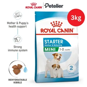 Royal Canin Mini Starter Mother & Babydog 3kg Dry Dog Food for Adult/Puppy/Baby