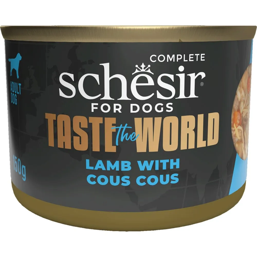 Schesir Taste The World Lamb With Cous Cous Adult Canned Dog Food 150g