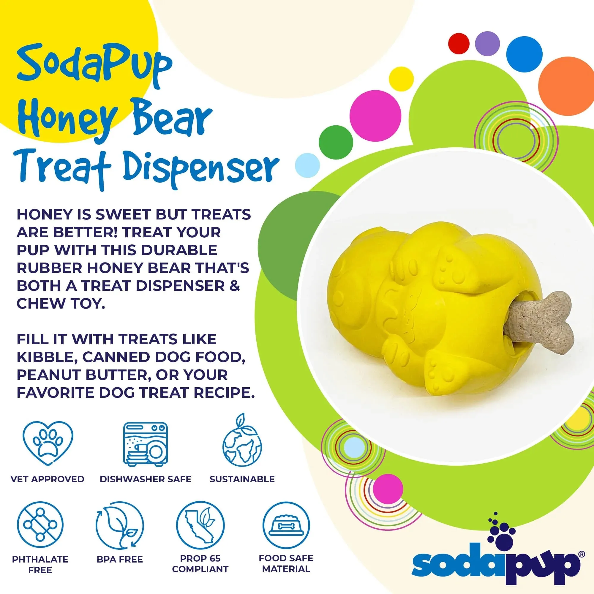 SP Honey Bear Treat Dispenser Toy