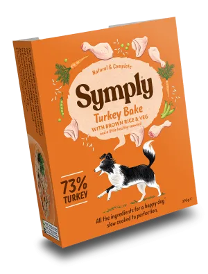 Symply Puppy Turkey & Rice Tray 7x395g Tray