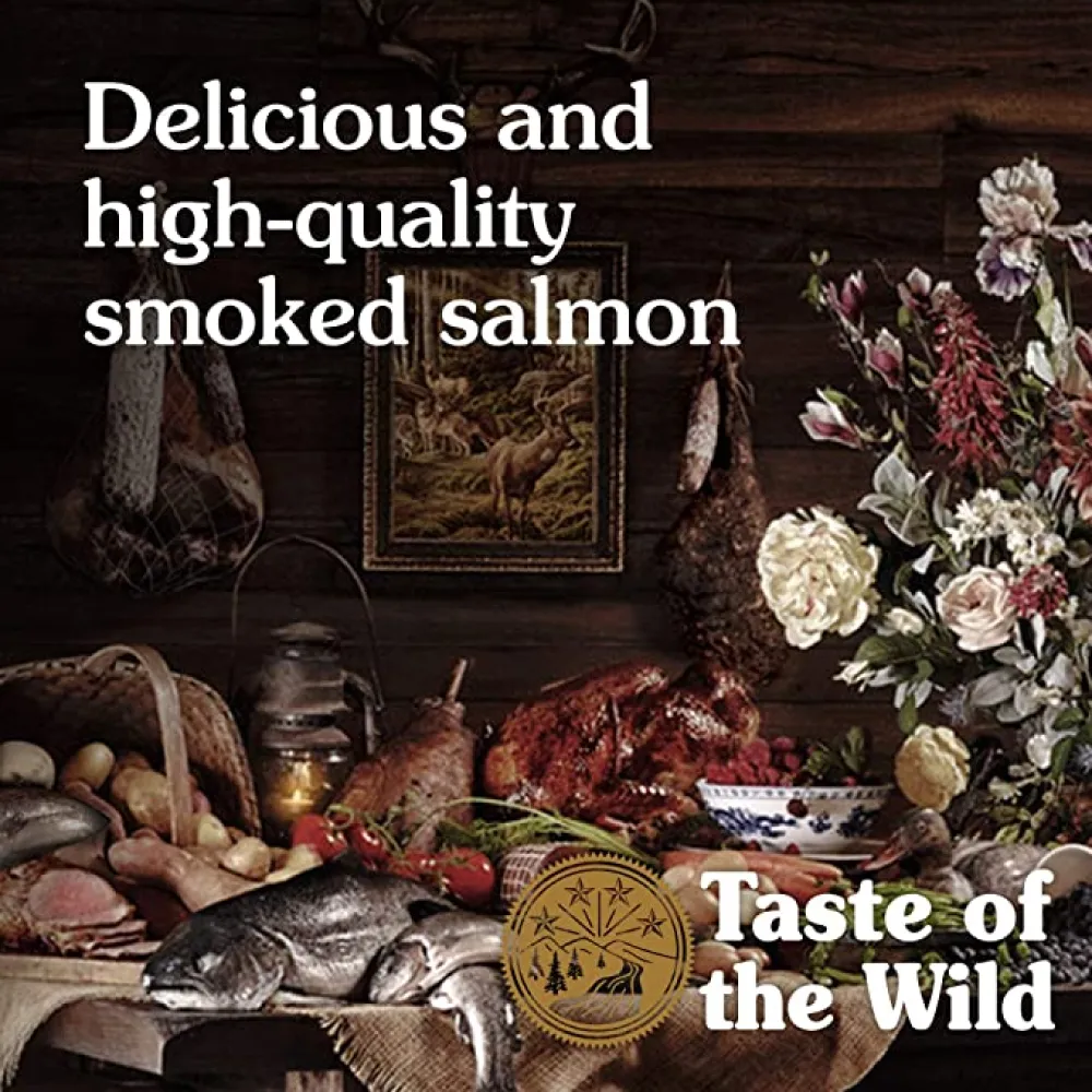 Taste of the Wild Pacific Stream Smoked Salmon Puppy Dog Dry Food | Grain Free Formula