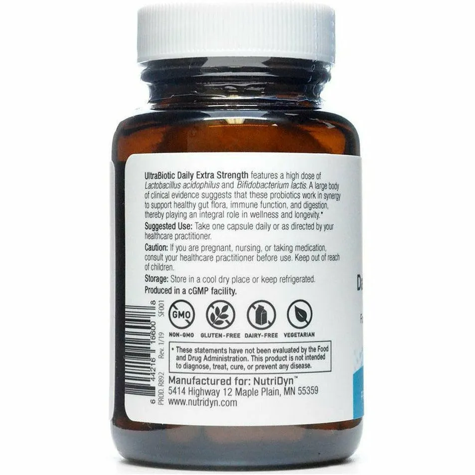 UltraBiotic Daily Extra Strength 30 Caps by Nutri-Dyn