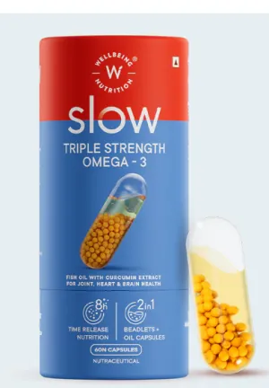 Wellbeing Nutrition Slow Triple Strength Omega-3