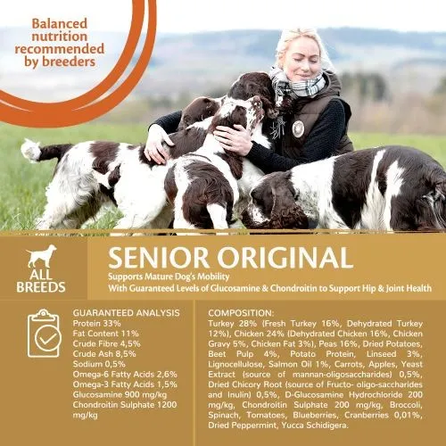 Wellness CORE Senior Chicken and Turkey Grain Free Dry Dog Food 10kg