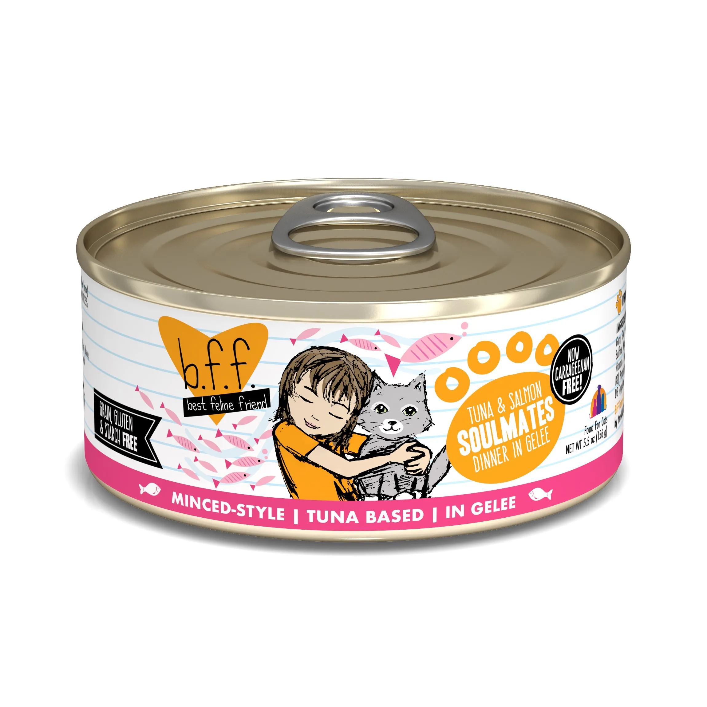 Weruva B.F.F Best Feline Friend Tuna & Salmon Soulmates