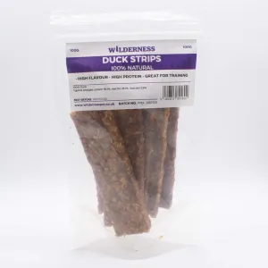 Wilderness 100% Natural Duck Strips 100g Pack