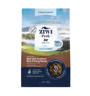 Ziwi Peak Steam Dried Beef with Southern Blue Whiting Recipe